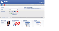 Desktop Screenshot of mvg-live.de